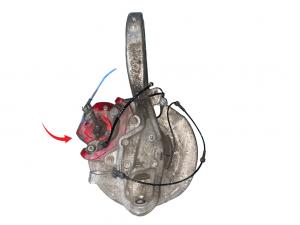 Передний левый тормозной суппорт Jaguar T2H22654